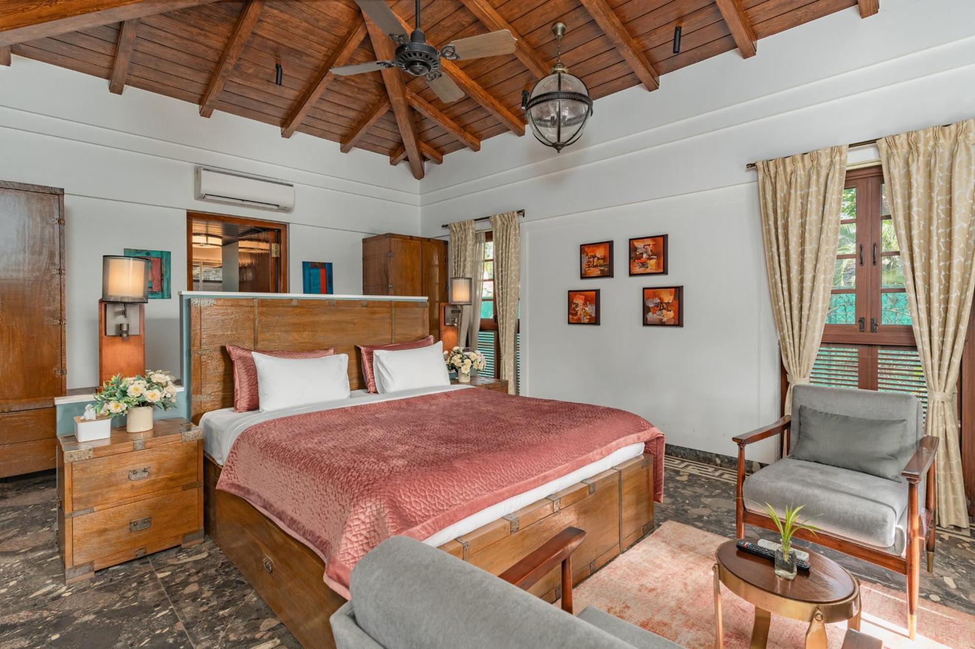 Azara Beach House - 5 Bhk Designer Villa, Candolim Beach Luaran gambar