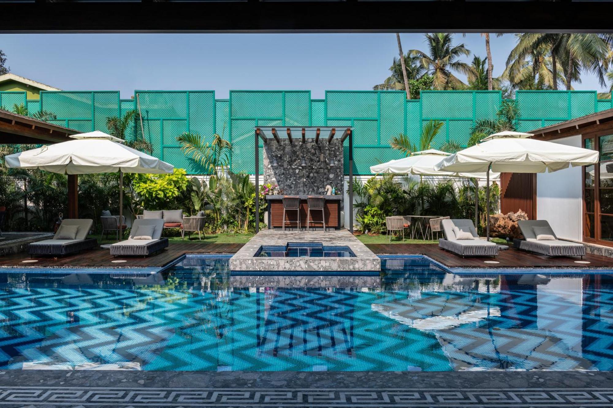 Azara Beach House - 5 Bhk Designer Villa, Candolim Beach Luaran gambar